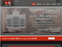 Tablet Screenshot of eroticalabs.com